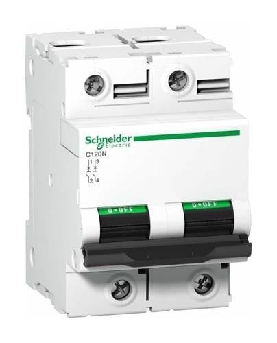 Автоматический выключатель Schneider Electric Acti9 2P 80А (C) 10кА