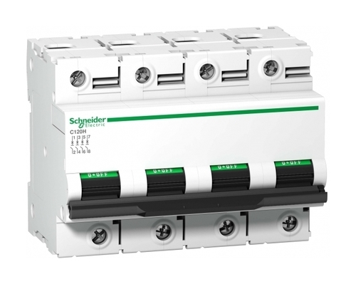 Автоматический выключатель Schneider Electric Acti9 4P 125А (D) 15кА