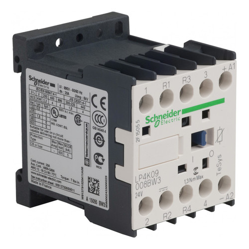 Контактор Schneider Electric TeSys LP4K 4P 20А 400/24В DC 4кВт