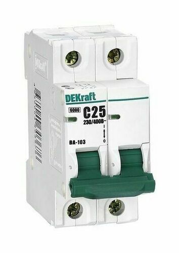 Автоматический выключатель DEKraft ВА-103 2P 63А (C) 6кА, 12080DEK