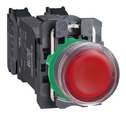 Кнопка Harmony 22 мм, 120В, IP66, Красный